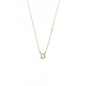 NEW TAI JEWELRY women's initial d necklace in gold